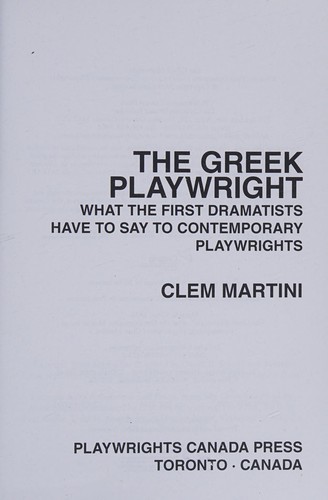 The Greek playwright