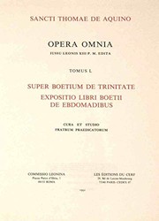 Sancti Thomae de Aquino opera omnia