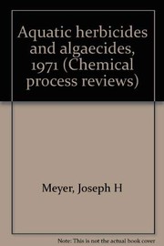 Aquatic herbicides and algaecides, 1971