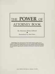 The power of attorney book