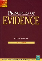 Principles of evidence