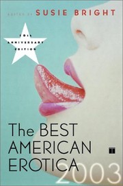 THE BEST AMERICAN EROTICA 2003