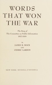 Words that won the war