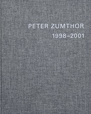 Peter Zumthor German Replacement Volume 3