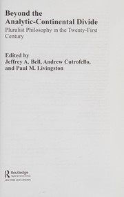 Beyond the Analytic-Continental Divide
