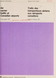 AIR CARRIER TRAFFIC AT CANADIAN AIRPORTS