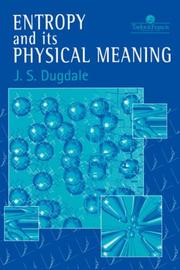 Entropy and its physical meaning