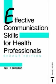 Effective communication skills for health professionals