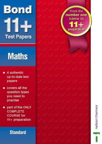 Bond 11+ Test Papers (Bond Assessment Papers)