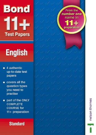 Bond 11+ Test Papers (Bond Assessment Papers)