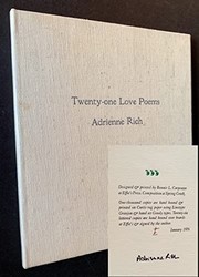 Twenty One Love Poems