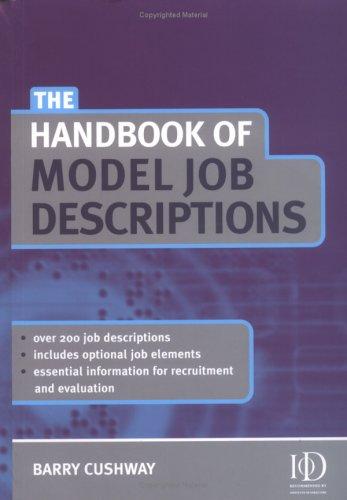 The Handbook of Model Job Descriptions