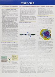 Study Card for Essential Biology