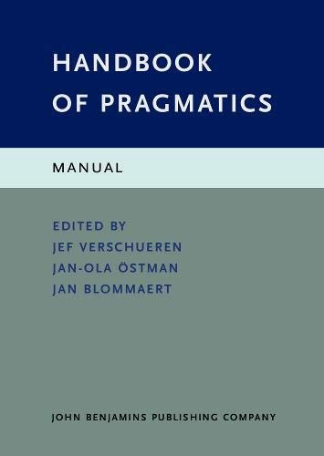 Handbook of pragmatics