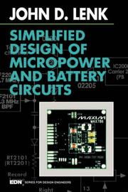 Simplified design of micropower and battery circuits