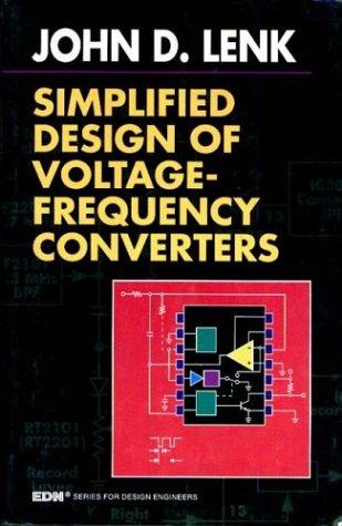 Simplified design of voltage-frequency converters