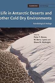 Life in Antarctic deserts and other cold dry environments