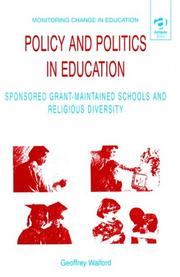 Policy and politics in education