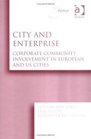 CITY AND ENTERPRISE: CORPORATE COMMUNITY INVOLVEMENT IN EUROPEAN AND US CITIES