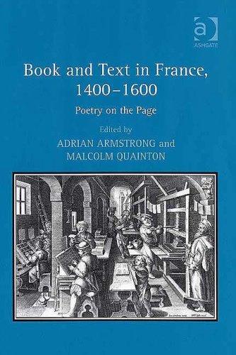 Book and text in France, 1400-1600