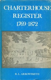 Charterhouse register 1769-1872