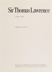 Sir Thomas Lawrence, 1769-1830