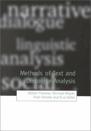 Methods of Text and Discourse Analysis: In Search of Meaning