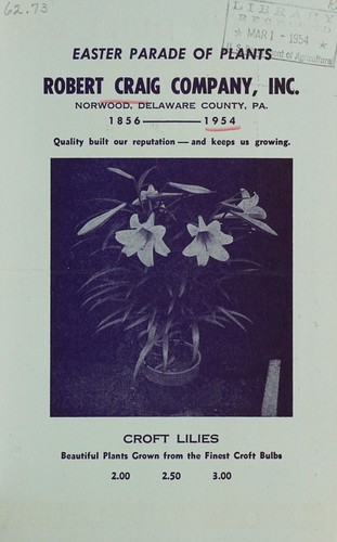 Easter parade of plants