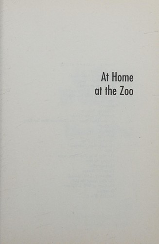 At home at the zoo