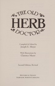 The old herb doctor