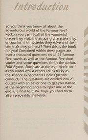 So You Think You Know Enid Blyton's Famous Five?