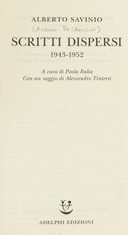 Scritti dispersi, 1943-1952