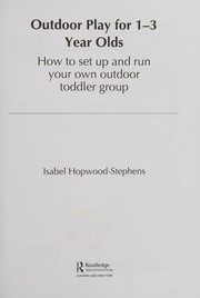 Outdoor Play for 1-3 Year Olds