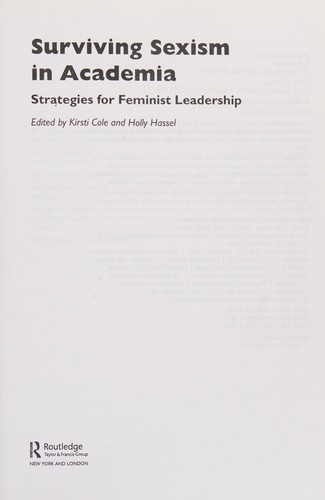 Surviving Sexism in Academia
