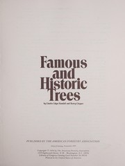 Famous and historic trees
