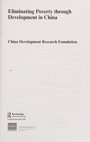 Eliminating poverty through development in China