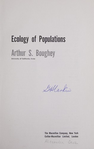 Ecology of populations