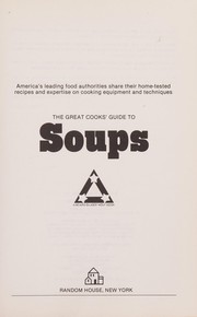 The Great cooks' guide to soups