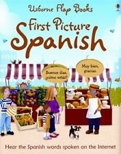 First Picture Spanish (Usborne Flap Books)