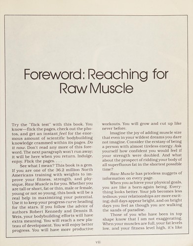 Raw muscle!