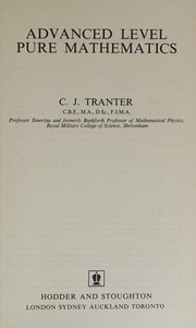 Advanced Level Pure Mathematics (Physical Science Texts)