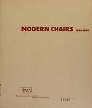 Modern chairs, 1918-1970
