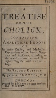 A treatise of the cholick