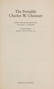 The portable Charles W. Chesnutt