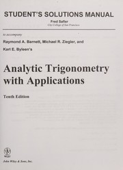 Analytic Trigonometry with Applications