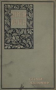Stephen Archer, and other tales