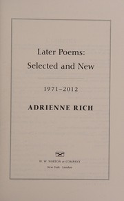 Later poems