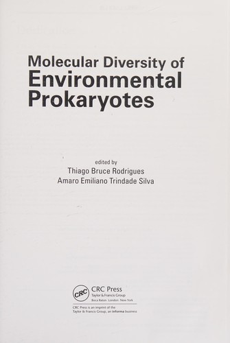 Molecular Diversity of Environmental Prokaryotes