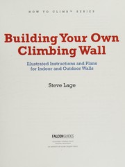 Building your own climbing wall