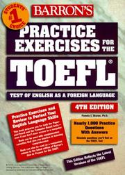 Practice exercises for the TOEFL test